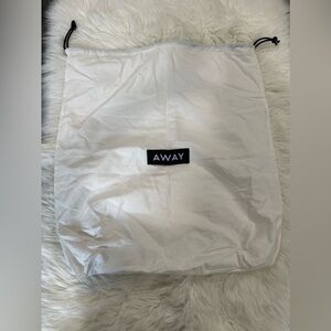 Away Luggage White Dust bag/ Laundry Bag/ Travel Organizer - Carryon Size